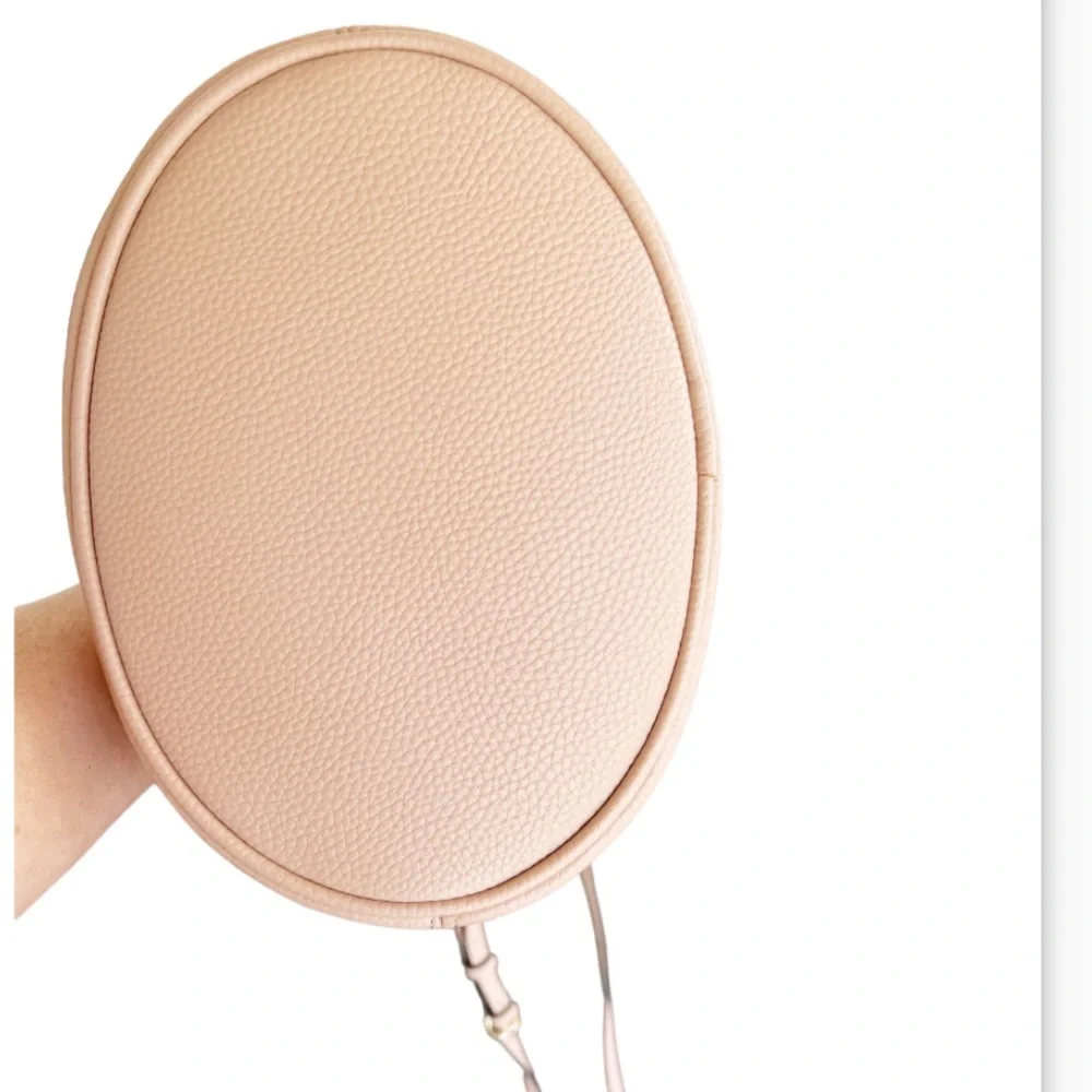 Nanette Lepore April Pebble Triple Satchel Almond Crossbody Bag - Picture 5 of 7